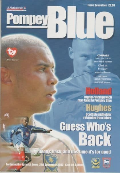 Portsmouth v Ipswich Town 21-Dec-2002