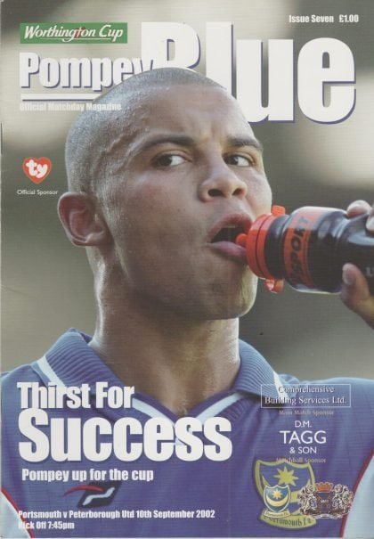 Portsmouth v Peterborough United 10-Sep-2002