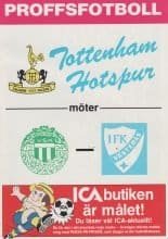 Västerås IFK v Tottenham Hotspur 1986-87