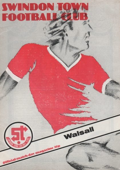 Swindon Town v Walsall 19-Dec-1980
