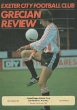Exeter City v Walsall  10-Jan-1981