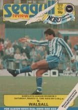 Brighton and Hove Albion v Walsall 12-Mar-1988
