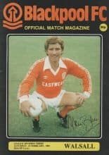 Blackpool v Walsall 13-Aug-1980
