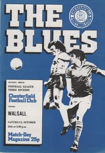 Chesterfield v Walsall 25-Oct-1980