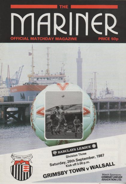 Grimsby Town v Walsall 26-Sep-1987