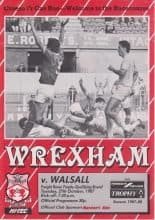 Wrexham v Walsall 27-Oct-1987