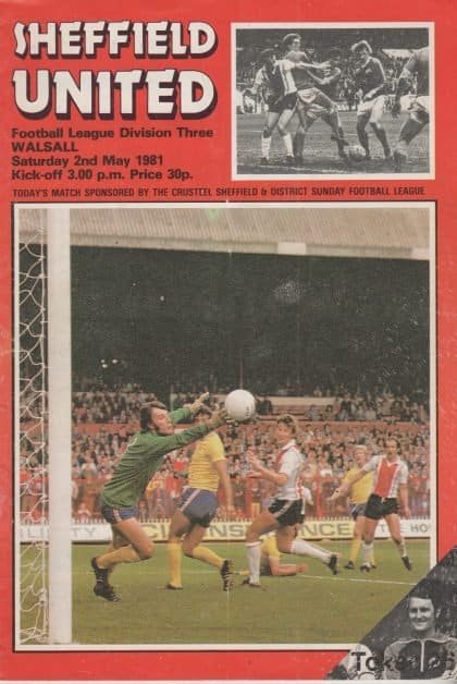 Sheffield United v Walsall 02-May-1981