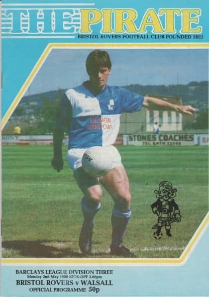 Bristol Rovers v Walsall 02-May-1988