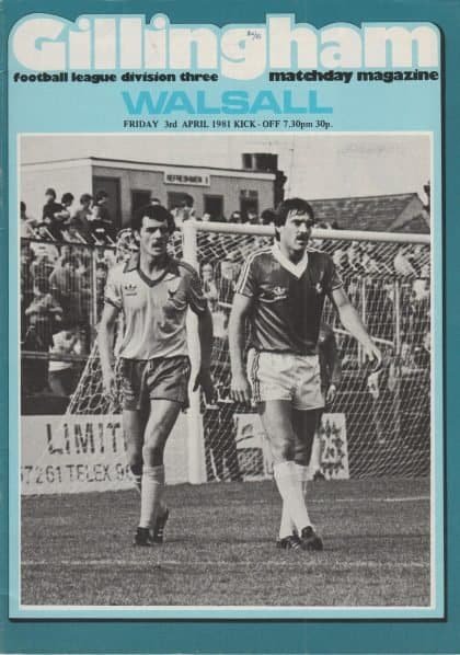 Gillingham v Walsall 03-Apr-1981