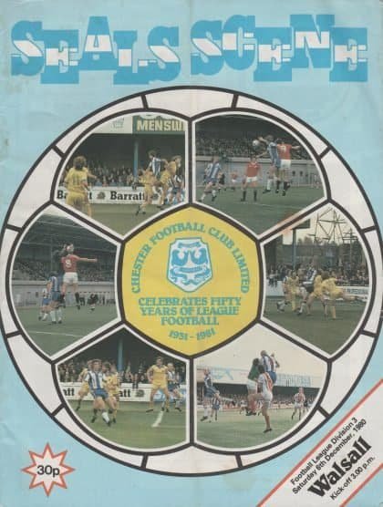 Chester v Walsall  06-Dec-1980
