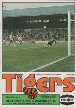 Hull City v Walsall 06-Sep-1980