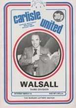 Carlisle United v Walsall   07-Mar-1981