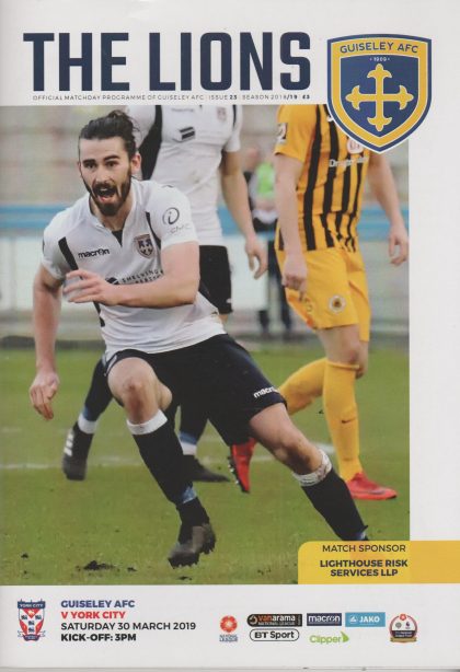 Guiseley v York City 30-Mar-2019