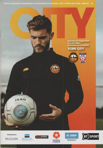 Gloucester City v York City 31-Aug-2019