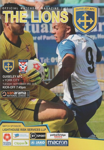 Guiseley v York City 03-Sep-2019