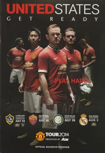 Manchester United v LA Galaxy / AS Roma / Inter Milan / Real Madrid 2014