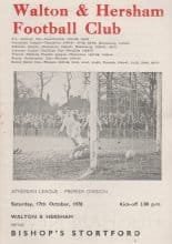 Walton & Hersham v Bishop's Stortford  17-Oct-1970