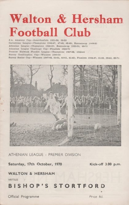 Walton & Hersham v Bishop's Stortford  17-Oct-1970