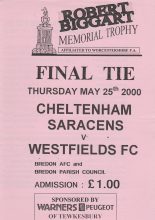 Cheltenham Saracens v Westfields  25-May-2000