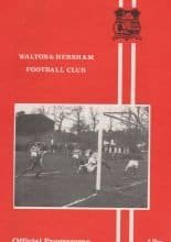 Walton & Hersham v Clapton 16-Dec-1978
