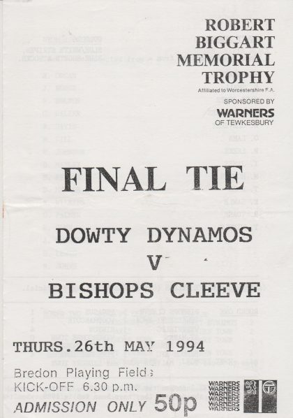 Dowty Dynamos v Bishops Cleeve  26-May-1994