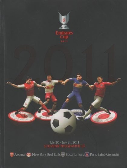 Emirates Cup 2011  feat Arsenal, New York Red Bulls, Paris St Germain, Boca Juniors 30/31-Jul-2011