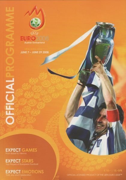 Official Euro 2008 Tournament programme