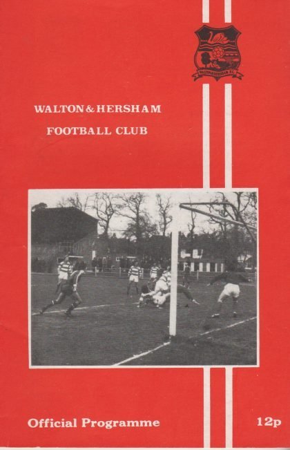 Walton & Hersham v Maidenhead United  20-Jan-1979