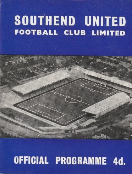 Southend United v Brentford 16-Mar-1964