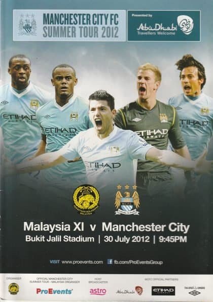 Malaysia XI v Manchester City 30-Jul-2012
