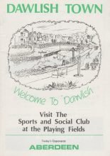 Dawlish Town v Aberdeen 01-Aug-1987