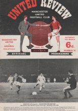 Manchester United v Arsenal 19-Mar-1966