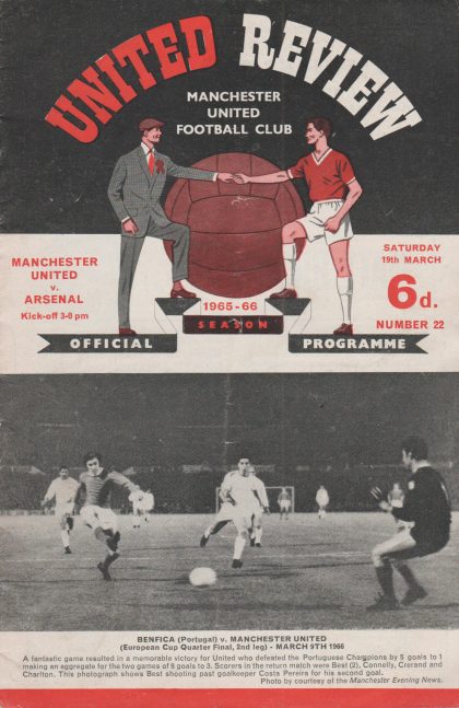 Manchester United v Arsenal 19-Mar-1966