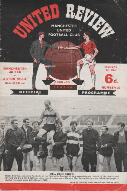 Manchester United v Aston Villa 09-May-1966