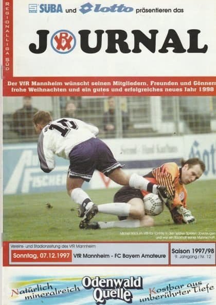 VFR Mannheim v FC Bayern Munich Amateur   07-Dec-1997