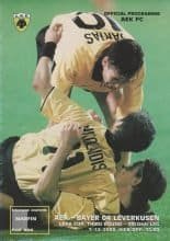 AEK Athens v Bayer Leverkusen  07-Dec-2000
