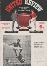 Manchester United v Blackpool 27-Apr-1966