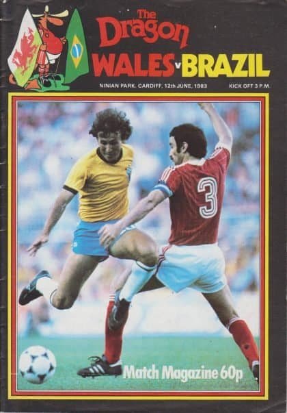Wales v Brazil 12-Jun-1983