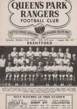 Queens Park Rangers v Brentford  31-Oct-1959