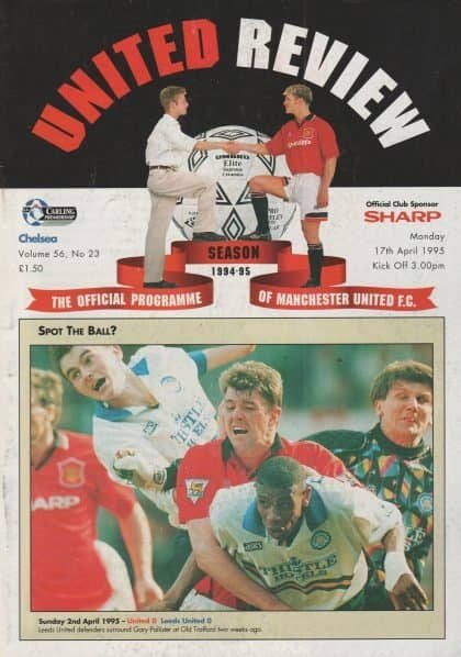 Manchester United v Chelsea  17-Apr-1995