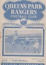 Queens Park Rangers v Chesterfield 18-Mar-1950