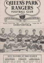 Queens Park Rangers v Chesterfield 28-Mar-1960