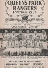 Queens Park Rangers v Colchester United  30-Aug-1958