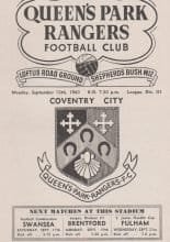 Queens Park Rangers v Coventry City 12-Sep-1960