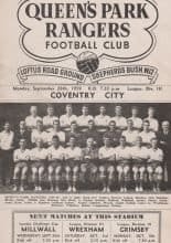 Queens Park Rangers v Coventry City 28-Sep-1959