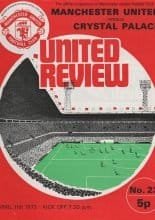 Manchester United v Crystal Palace 11-Apr-1973