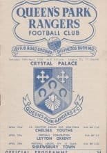 Queens Park Rangers v Crystal Palace  19-Apr-1958