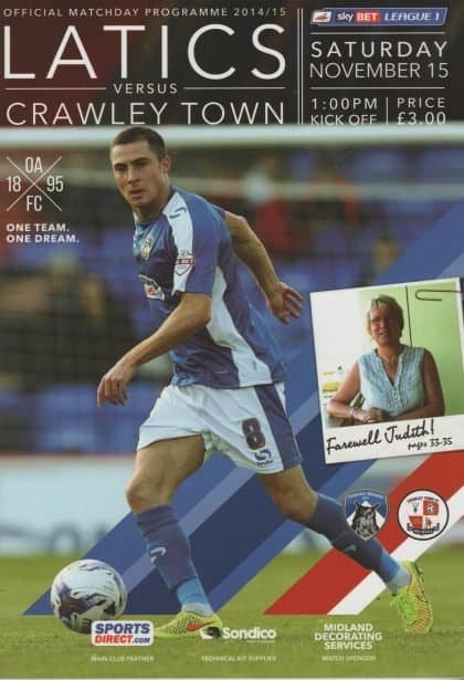 Oldham Athletic v Crawley Town 15-Nov-2014