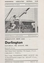 Workington v Darlington 10-Aug-1968