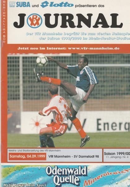 VFR Mannheim v SV Darmstadt  04-Sep-1999